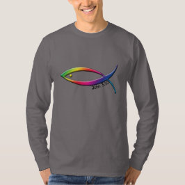 Christelijk vissymbool t-shirt