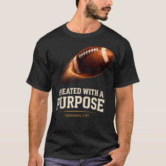Christelijk Voetbal Gemaakt Met Een Doel T-shirt