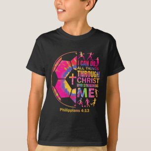 Christelijk Voetbal T Shirt Meisjes Tiener Kindere