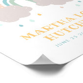 Christelijk voor deze kinderregenboogstraten poster (Hoek)