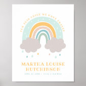 Christelijk voor deze kinderregenboogstraten poster (Voorkant)