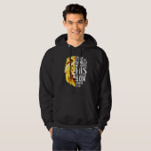 Christelijk voor heren Leon van Judah Grafische Go Hoodie (Voorkant volledig)