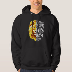 Christelijk voor heren Leon van Judah Grafische Go Hoodie