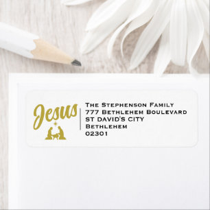 Christelijk VOOR ONS Jesaja Foto Kerstmis Etiket