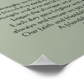 Christelijk vriendschapsgedicht poster (Hoek)