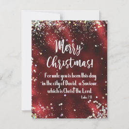 Christelijk vrolijk kerstfeest feestdagenkaart