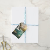 Christelijk wandkunstwerk 'Levend Water' Cadeaulabel (Met Touw)