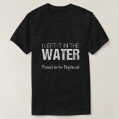 Christelijk waterbad dat ik achterliet in water B T-shirt (Design voorkant)