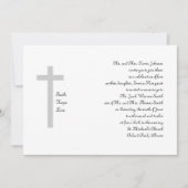 Christelijk Weddenschap Faith Hope Love Cross 2 Kaart (Voorkant)