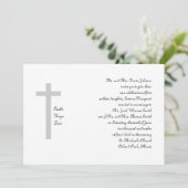 Christelijk Weddenschap Faith Hope Love Cross 2 Kaart (Staand voorkant)