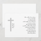 Christelijk Weddenschap Faith Hope Love Cross 2 Kaart (Voorkant / Achterkant)