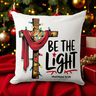 Christelijk - Wees het Licht - Kerstmis Kussen