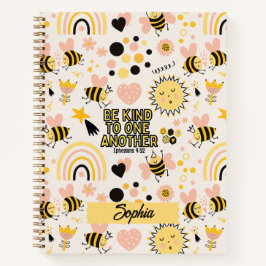 Christelijk Wees Vriendelijk Schriftuur Schattig W Notitieboek