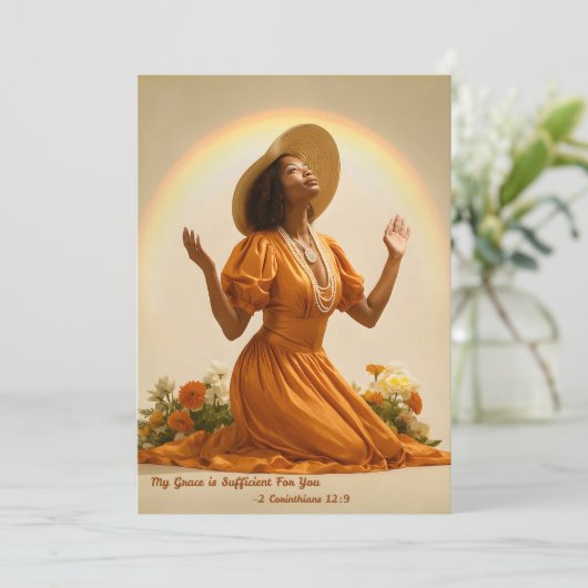 Christelijk Wenskaart (Staand voorkant)