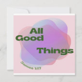 Christelijk Wenskaart / Briefkaart / Bijbelcitaat (Voorkant)