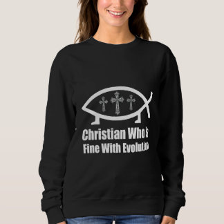 Christelijk wie is prima met evolutie Christelijk  Trui