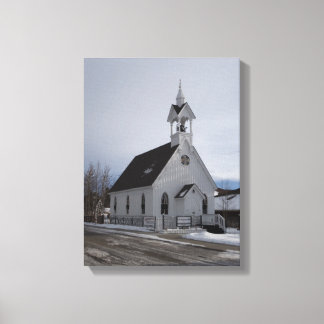 Christelijk wit kerkontwerper print