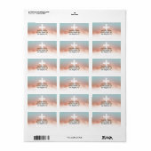 Christelijk | Witte kruis Etiket (Full Sheet)