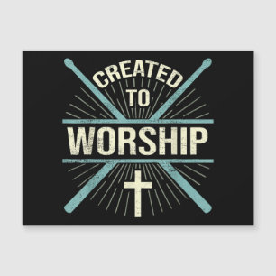 Christelijk Worship Band Creëer om drummer te aanb