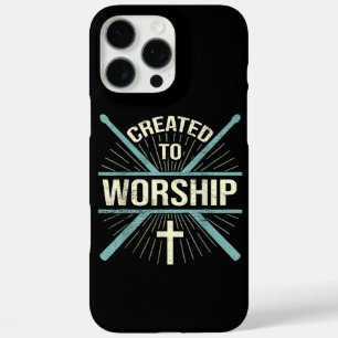 Christelijk Worship Band Creëer om drummer te aanb iPhone 16 Pro Max Hoesje