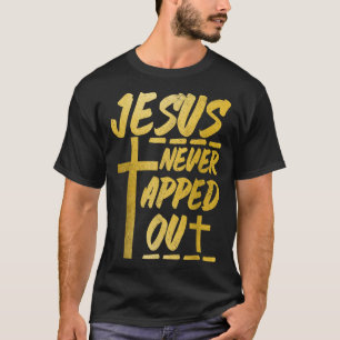 Christelijk worstelen Mma worstelaar Jezus Never T T-shirt