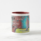 Christelijk Yahweh is mijn Licht en mijn Redding Mok (Midden)