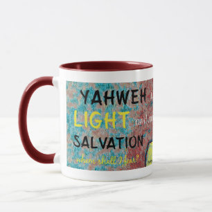 Christelijk Yahweh is mijn Licht en mijn Redding Mok