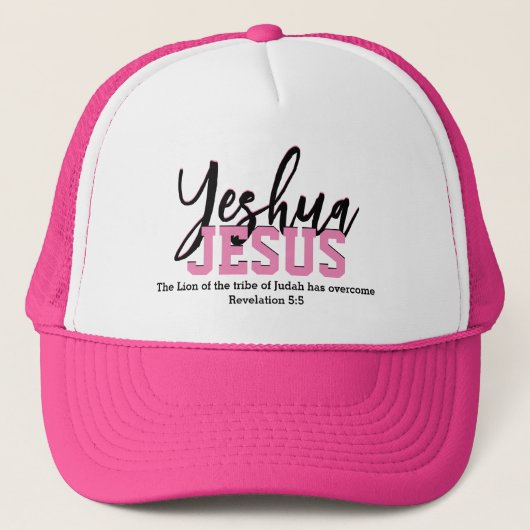CHRISTELIJK YESHUA JESUS TRUCKER PET (Voorkant)
