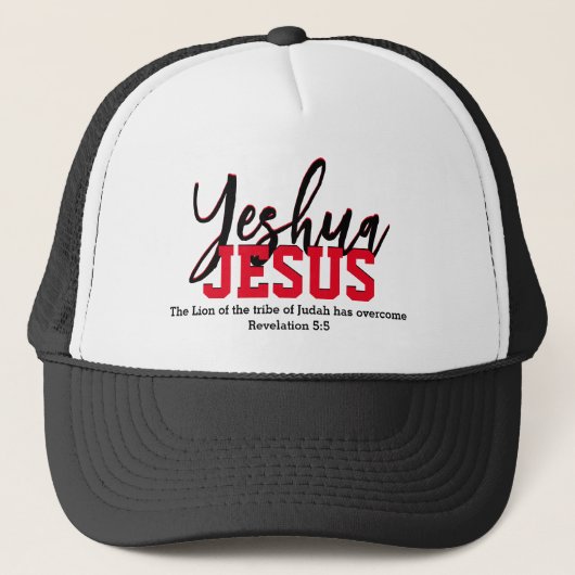 CHRISTELIJK YESHUA JESUS TRUCKER PET (Voorkant)