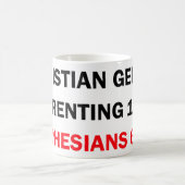 Christelijk zacht Ouderschap 101: Efeziërs 6:4 Koffiemok (Center)