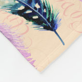 Christelijk ZAL HIJ DE BEURT HOESJES Fleece Deken (Hoek)