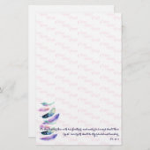 CHRISTELIJK ZAL HIJ U HOESJES BRIEFPAPIER (Voorkant / Achterkant)