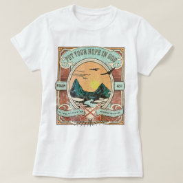  Christelijk Zet Uw Hoop in Gods Bijbelvers T-shirt