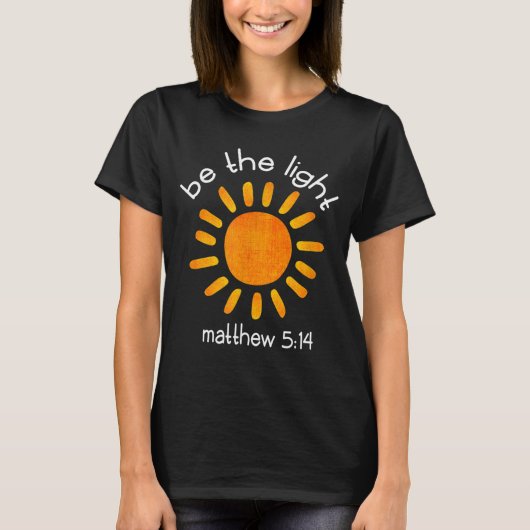 Christelijk zijn de lichte Bijbelscriptprijs voor T-shirt (Voorkant)