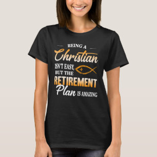 Christelijk zijn is niet gemakkelijk, maar het pen t-shirt