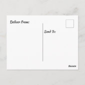 Christelijk zwaan Briefkaart (Achterkant)