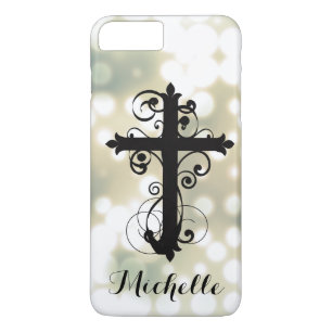Christelijk Zwirling kruis op maat Case-Mate iPhone Case