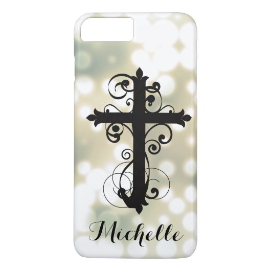 Christelijk Zwirling kruis op maat Case-Mate iPhone Case (Achterkant)