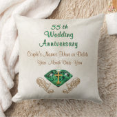 Christelijke 55th Wedding Jubileum Gift Ideas Kussen (Deken)