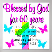 CHRISTELIJKE 60 JAAR OUDE PRAYER POSTER (Voorkant)