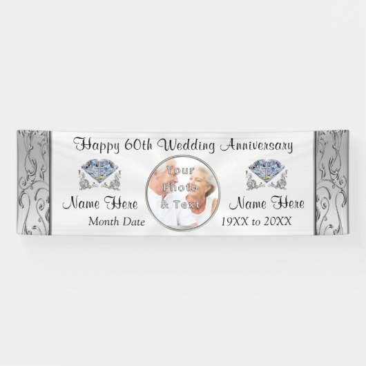 Christelijke 60e Jubileum banners (Horizontaal)