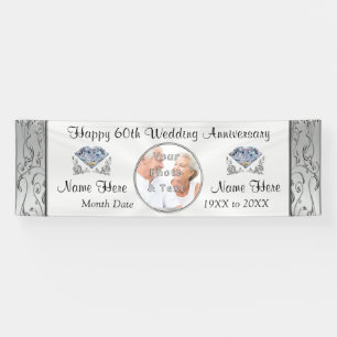 Christelijke 60e trouwdag banners