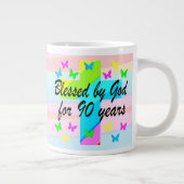 CHRISTELIJKE 90E VERJAARDAG ZEGENINGEN MOK (Rechts)