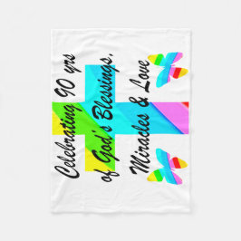 CHRISTELIJKE 90th Fleece Deken