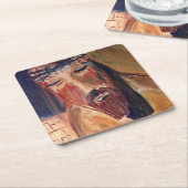 Christelijke aangepaste vierkante Onderzetters (Schuin)