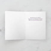 Christelijke aanmoediging Affenpinscher Dog Paarse Kaart (Binnen)