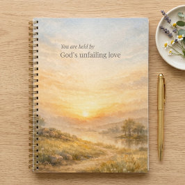 Christelijke Aanmoediging Gods Onfeilbare Liefde Notitieboek