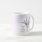 Christelijke Aanmoediging Lavendel met Schriftuur Koffiemok (Voorkant rechts)