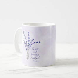 Christelijke Aanmoediging Lavendel met Schriftuur Koffiemok