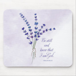 Christelijke Aanmoediging Lavendel met Schriftuur Muismat